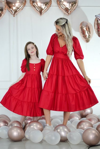 Tal Mãe Mae E Filho Vestidos Iguais Tal Filha Bebê Roupas Iguais