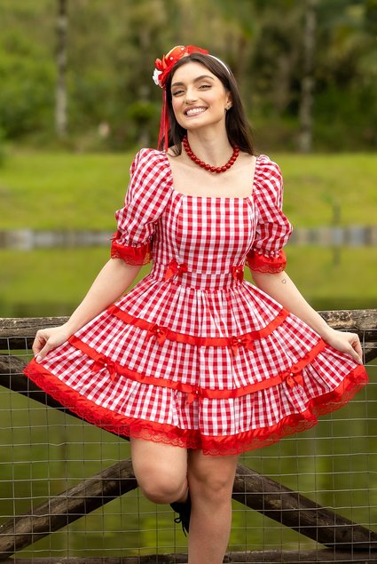 Junina 2023 Ideias Para Roupa De Festa Junina Feminina Vestido